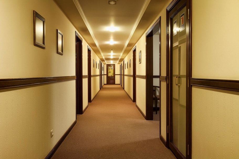 Коридор гостиницы