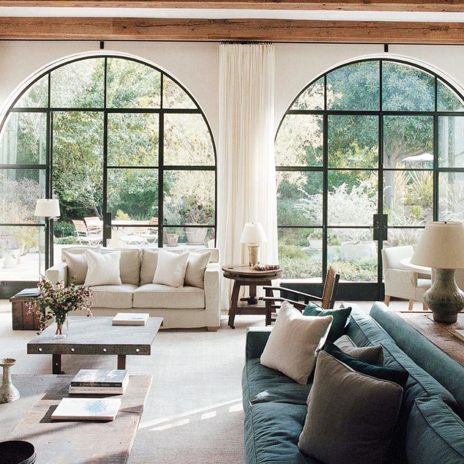 Арочные окна в английском стиле