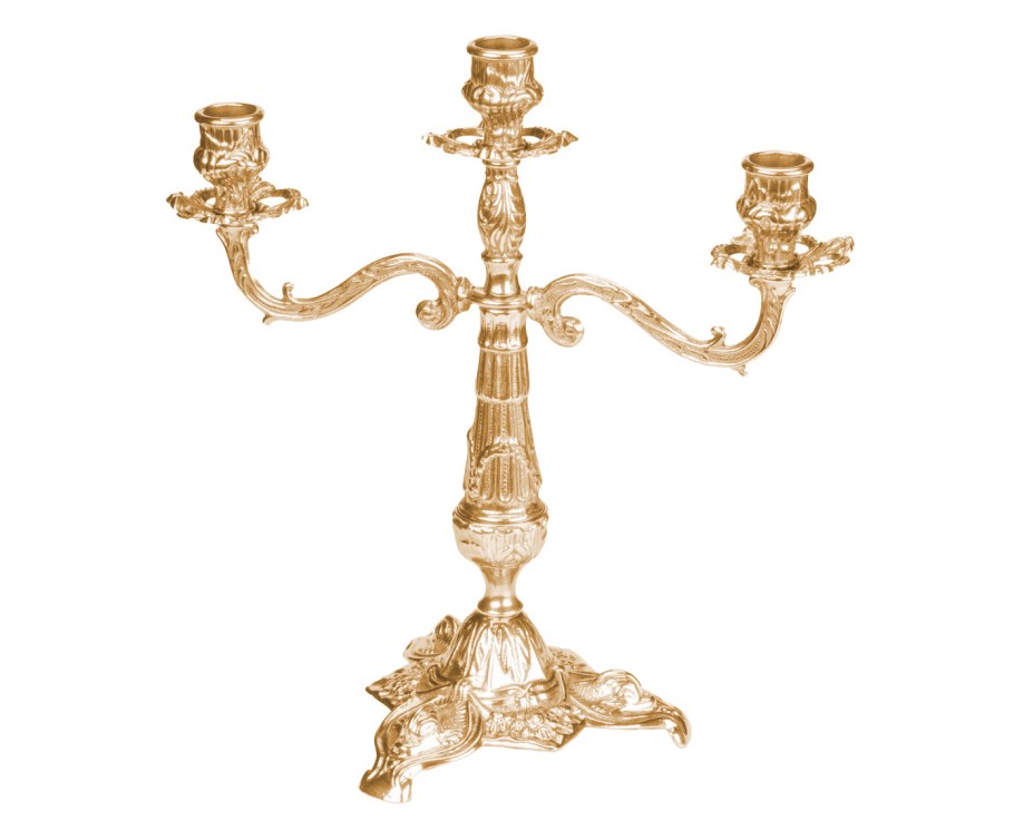 Канделябр настольный на 3 свечи