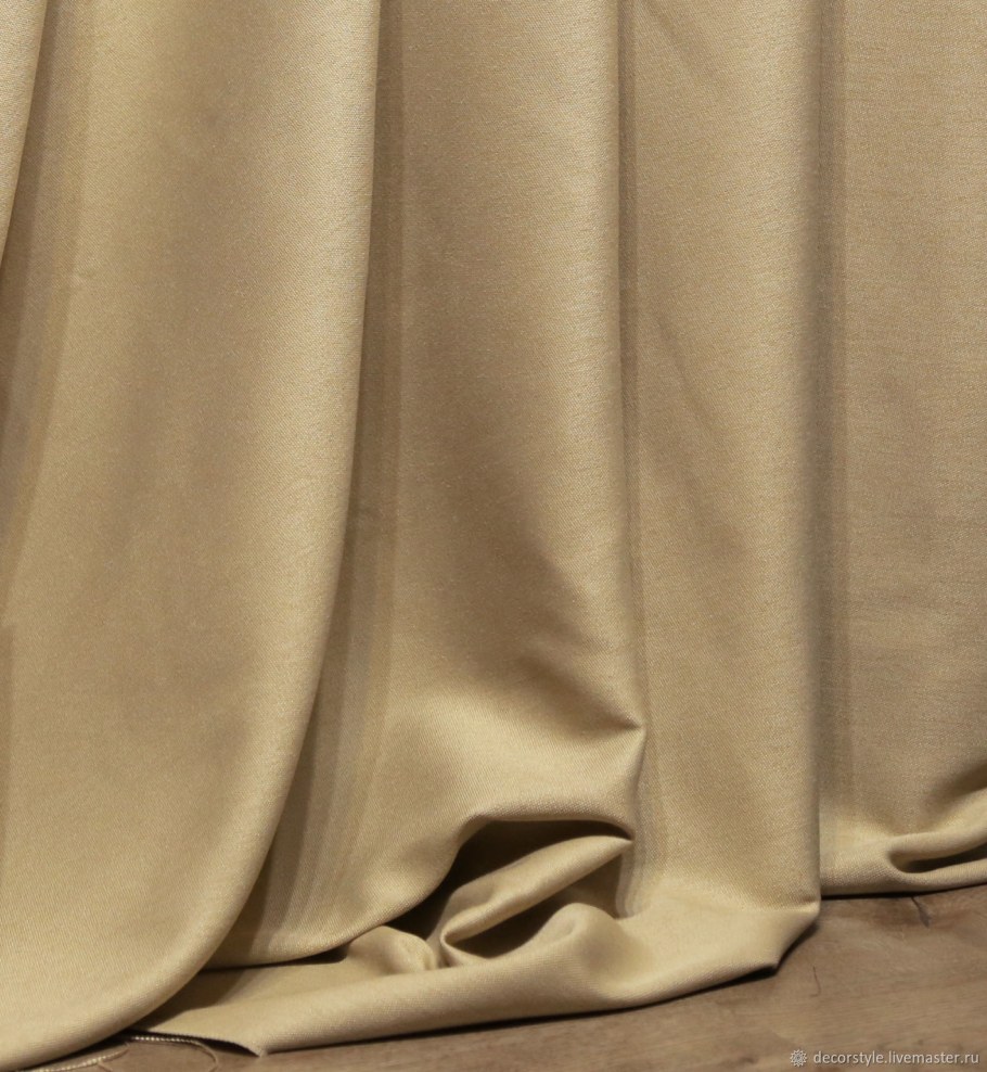 Портьера блэкаут Дориан бежевый