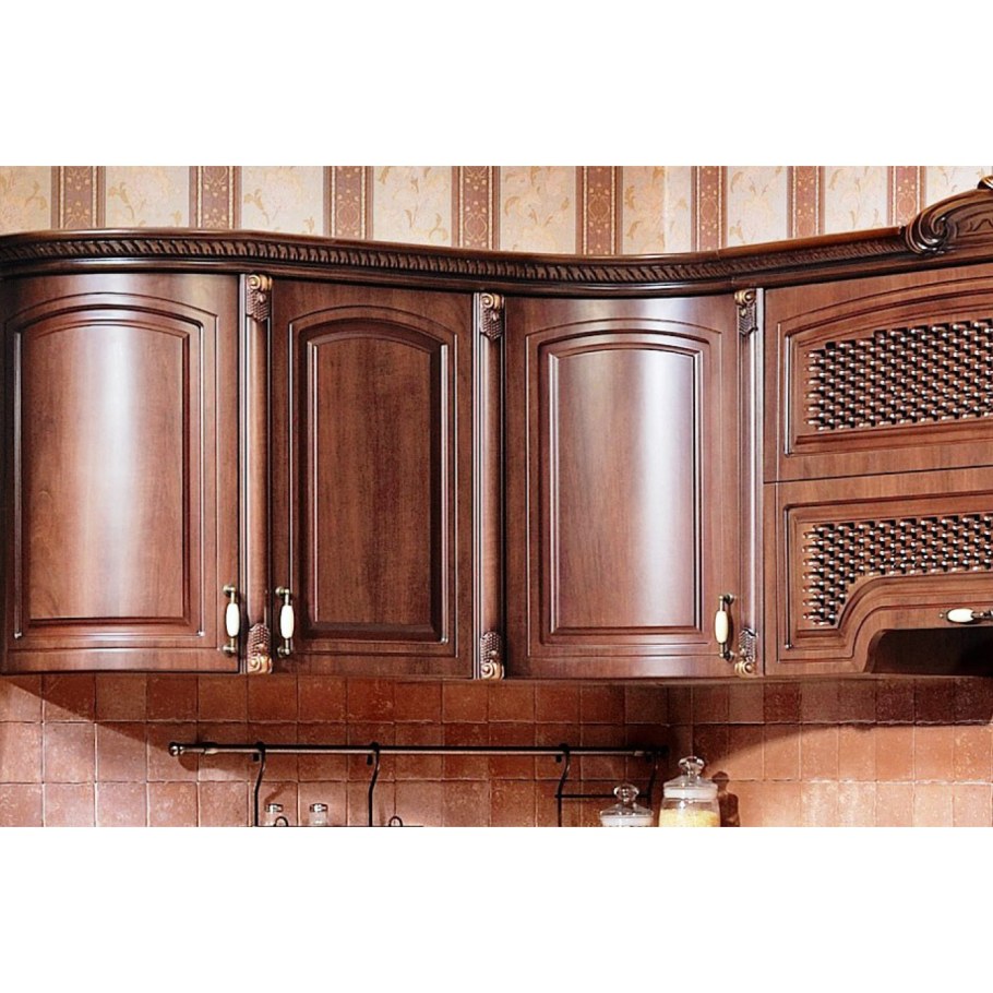 Кухня Мадлен угловая орех Караваджо