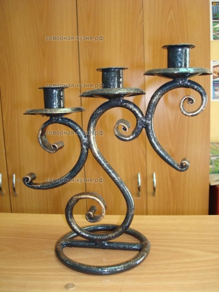 Подсвечник холодная ковка