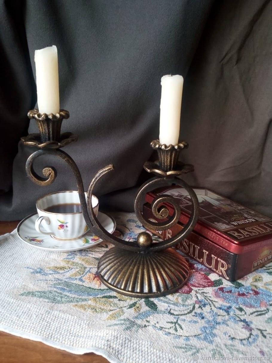 Подсвечник ковка