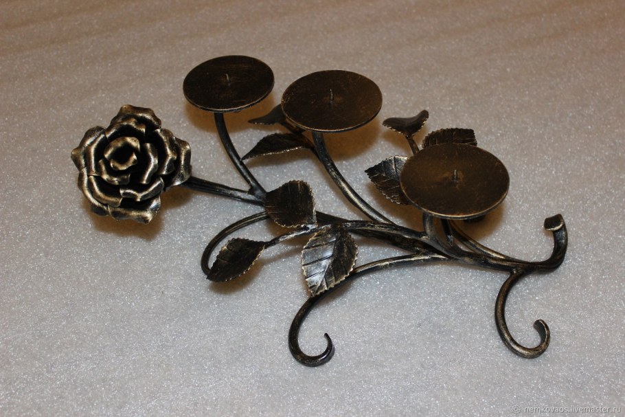 Художественная ковка подсвечники