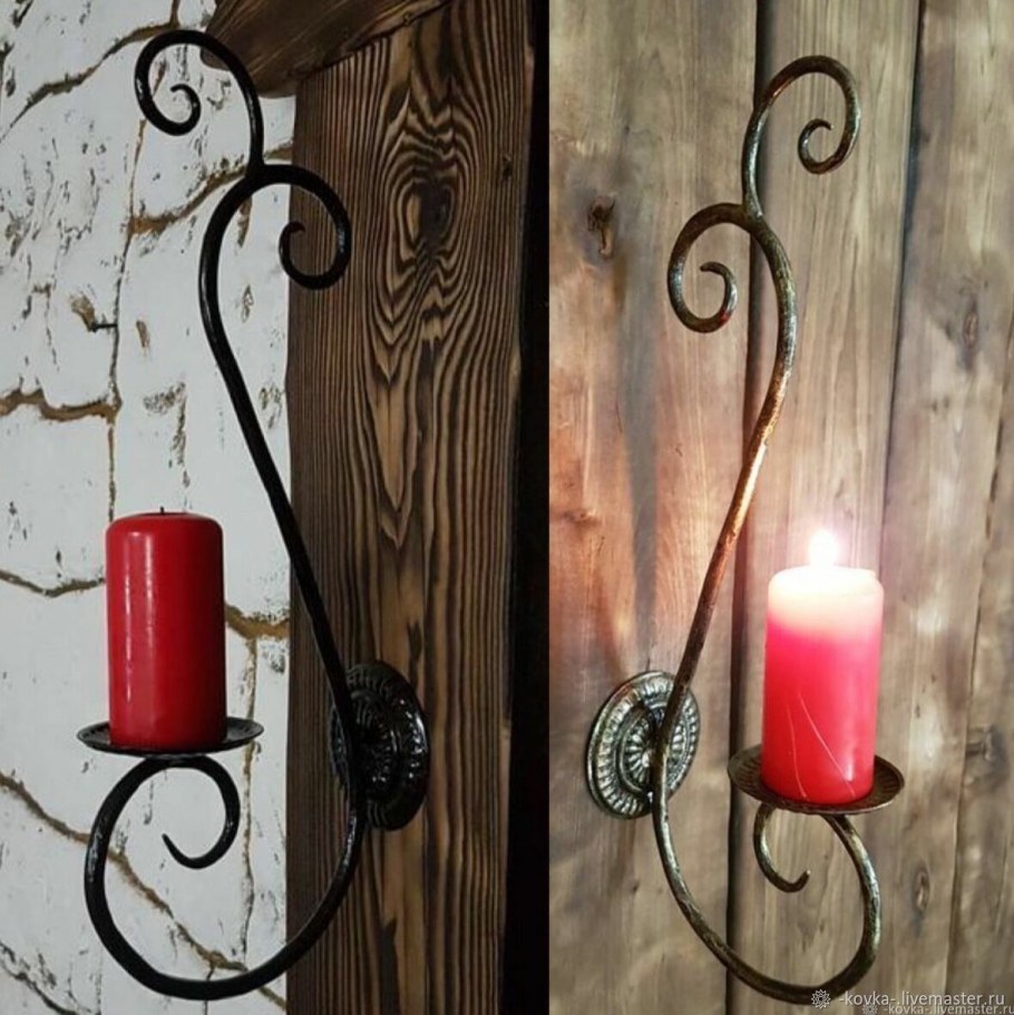 Подсвечник настенный