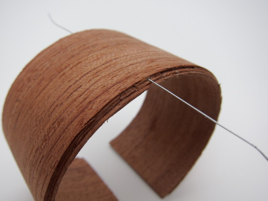 Трубка из шпона