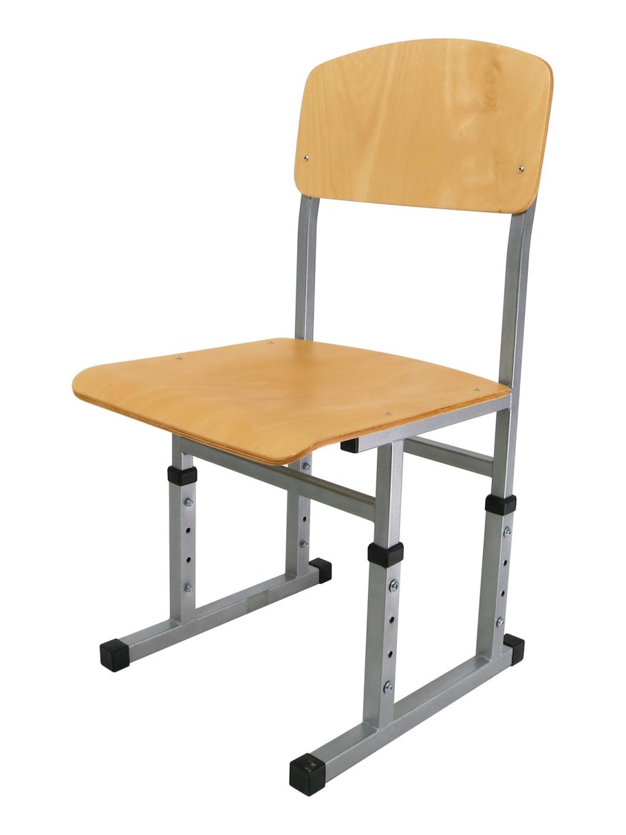 Стул ученический регулируемый на прямоугольной трубе 2234