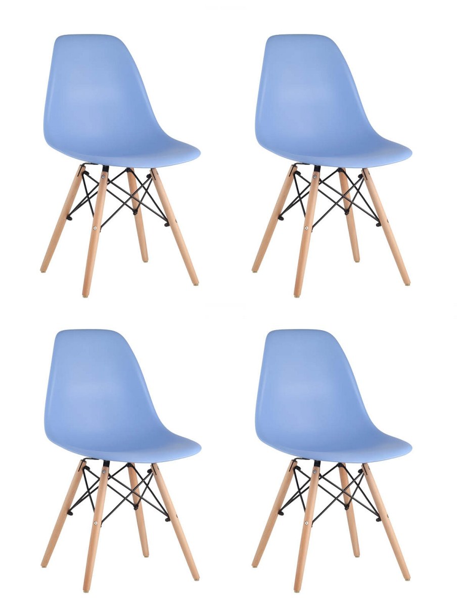 Стул Eames Style DSW голубой