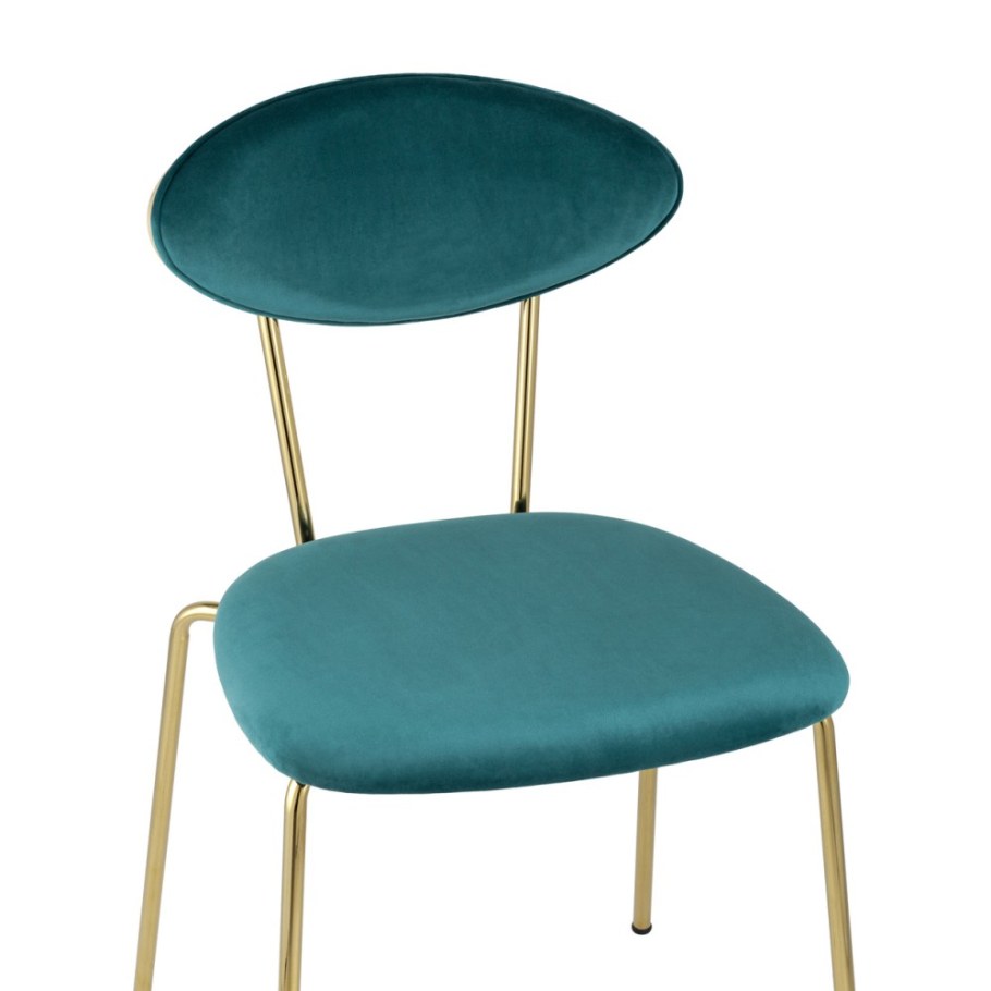 Стул Ники бирюзовый