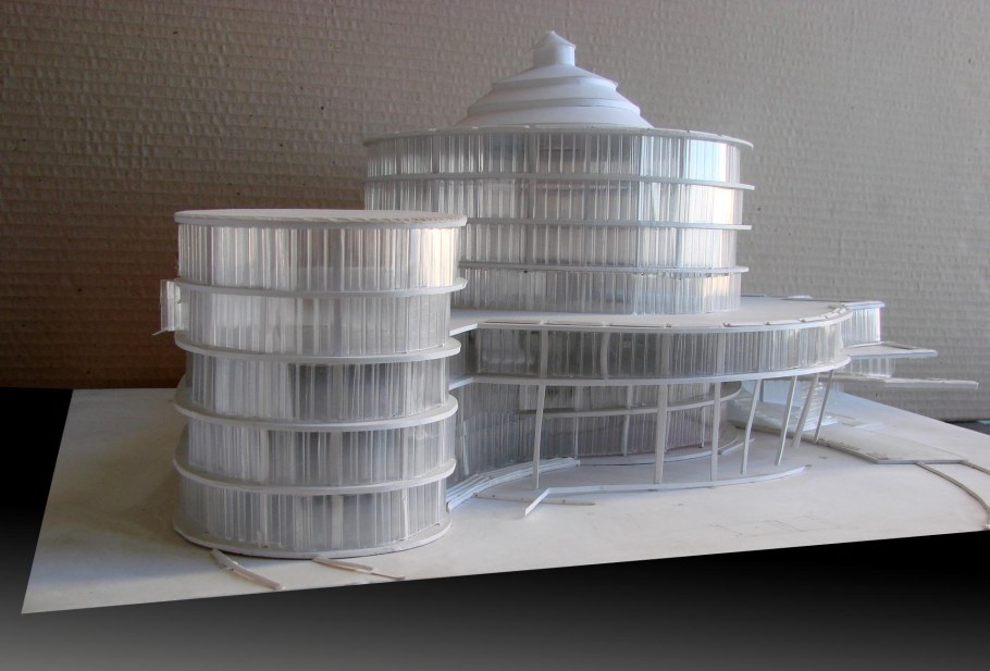 Объемный макет здания