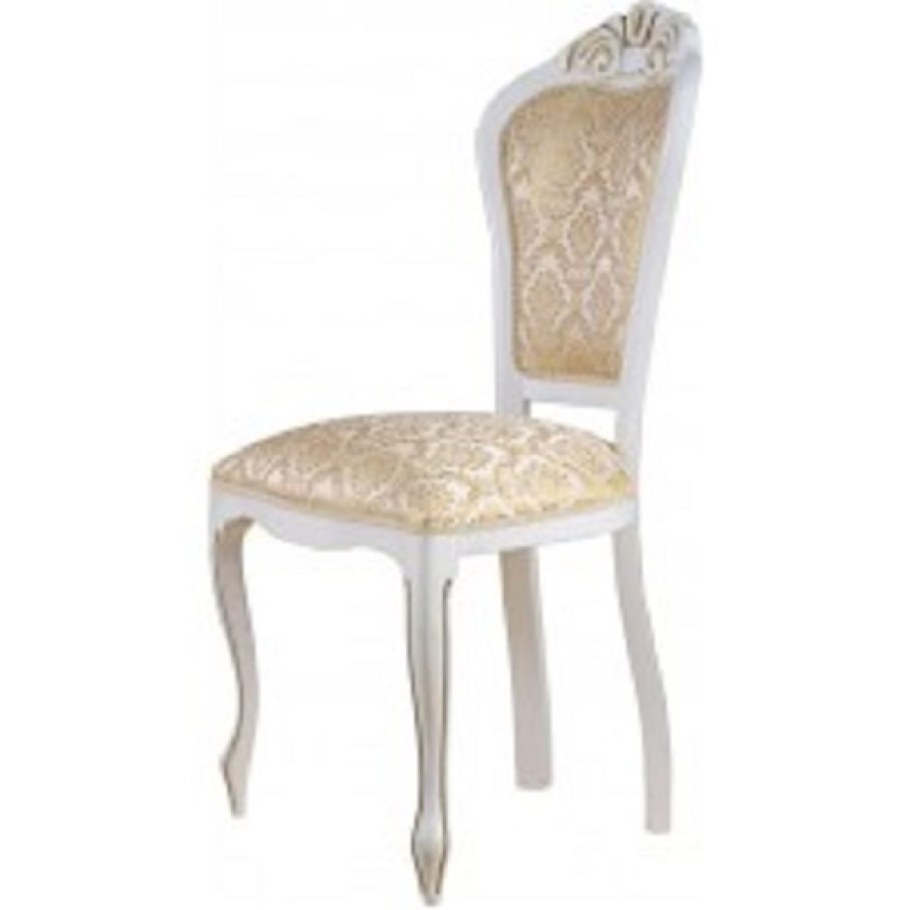 Стул Бруно белый с патиной