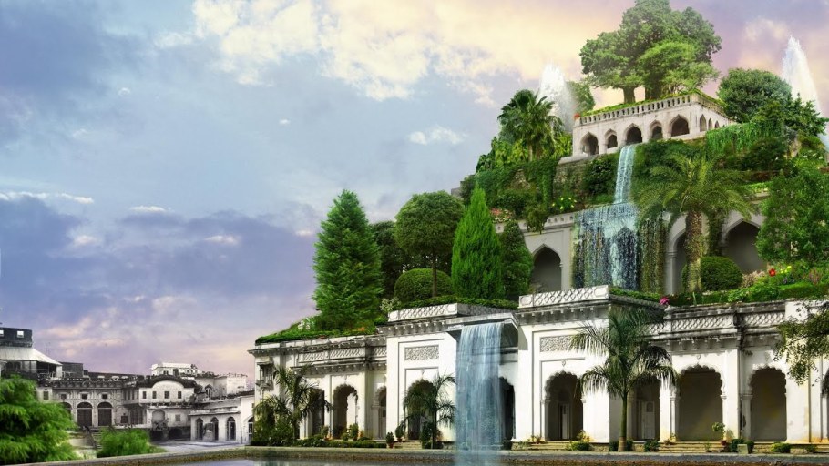 Висячие сады Семирамиды в Вавилоне