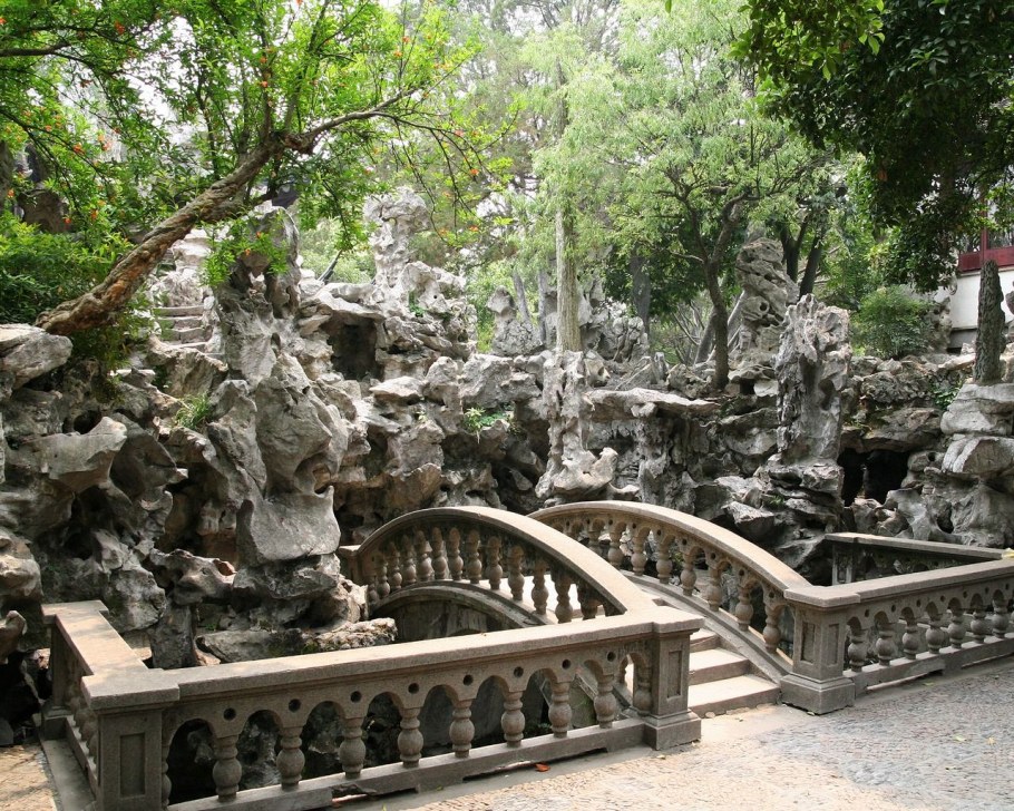 Сад львиная роща в Сучжоу