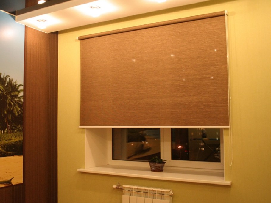 Рулонные шторы mg2 коричневые