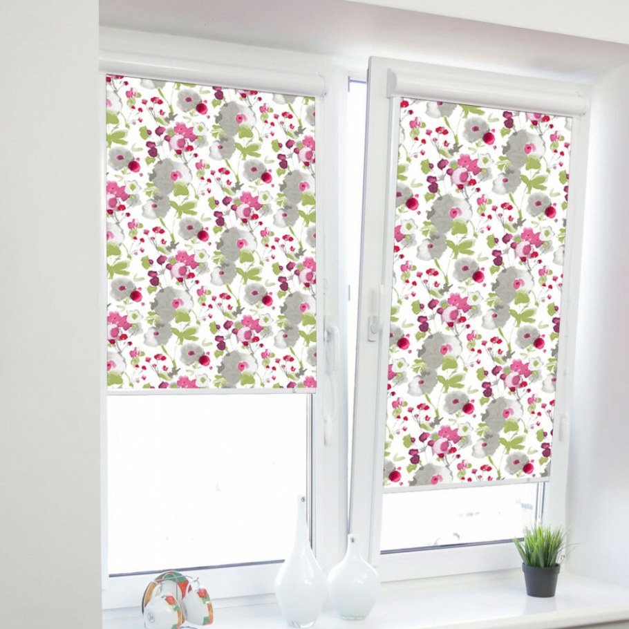 Рулонные шторы акварель