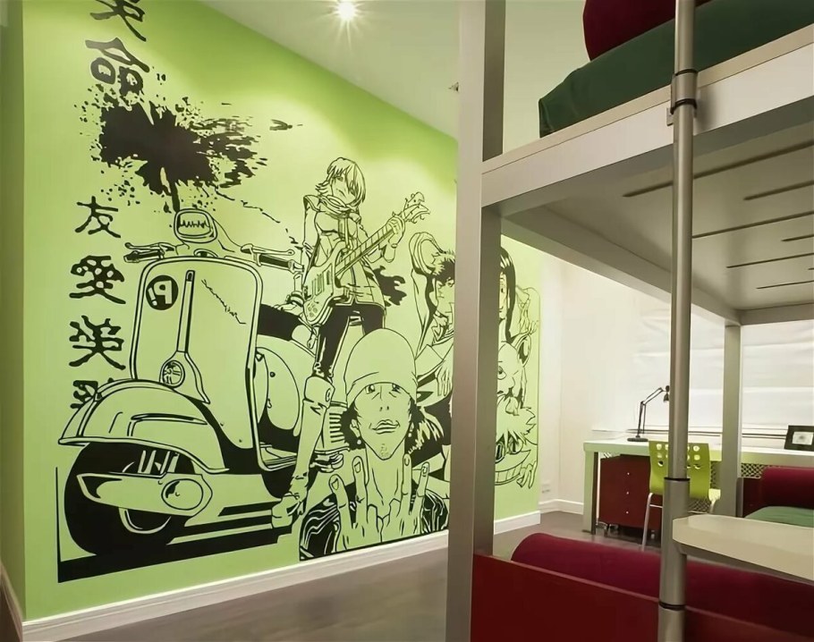 Комната в японском стиле для подростка