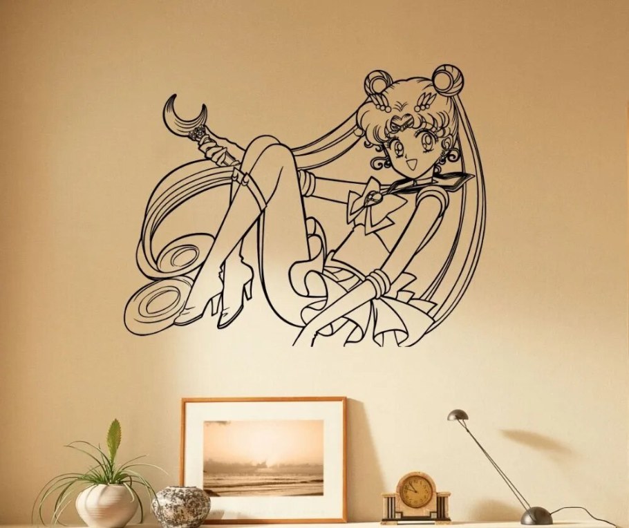 Наклейки на стену аниме