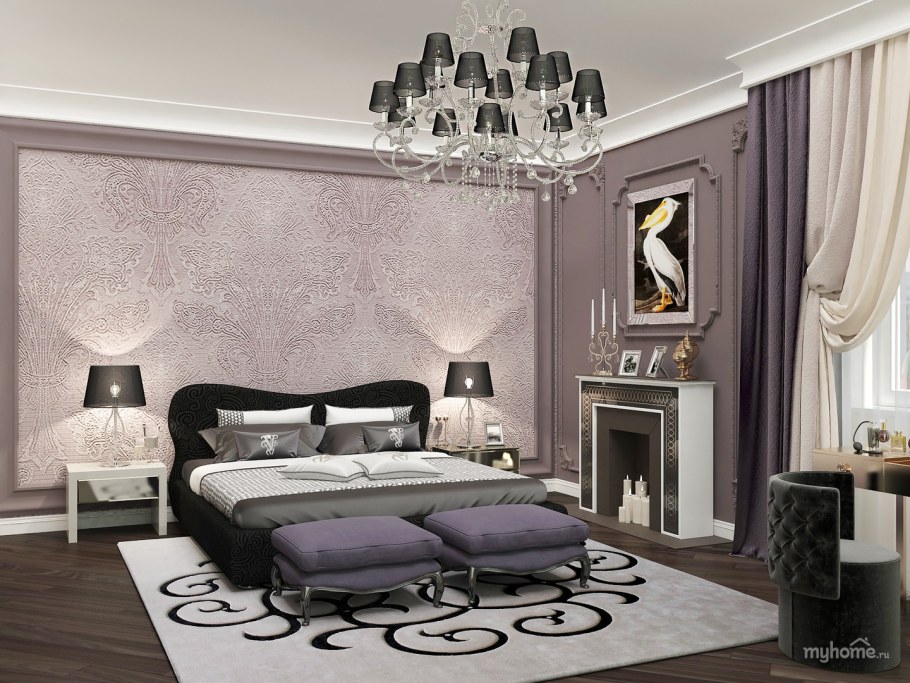 Обои в стиле арт деко в интерьере