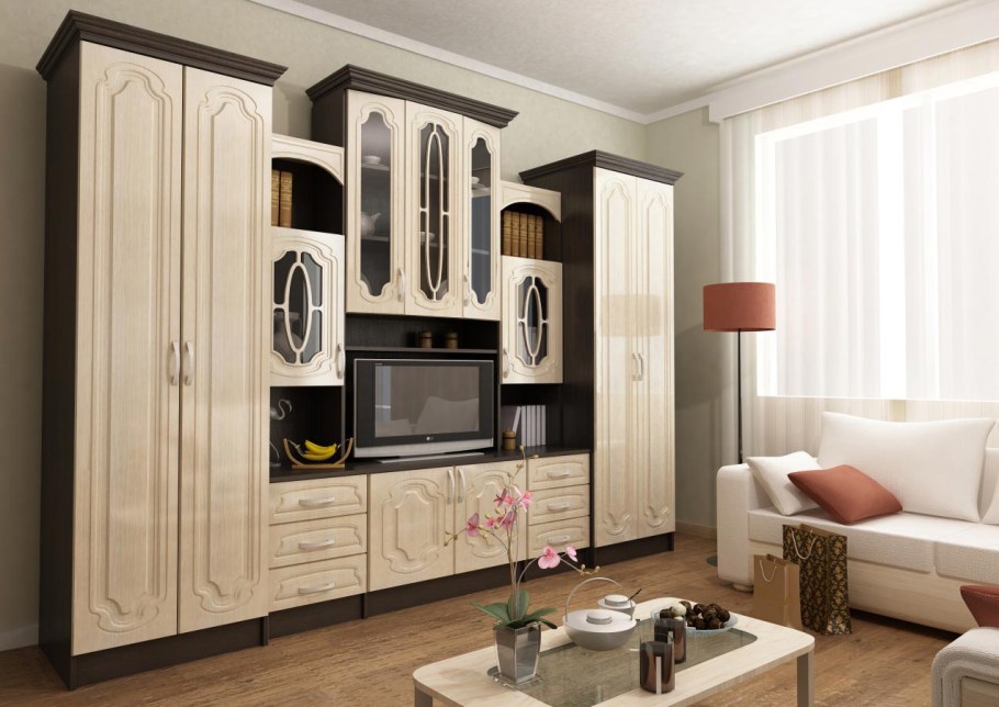 Гостиная Альберт 5 Сурская мебель