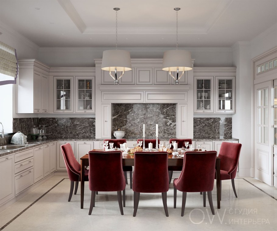 Кухня в стиле американской классики