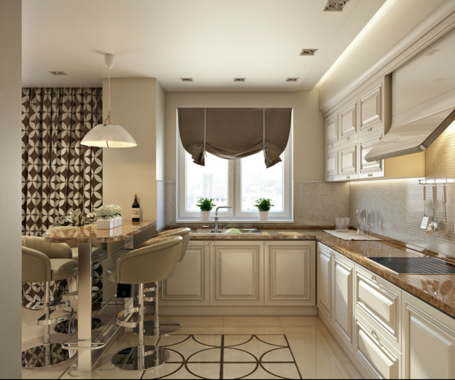 Кухня в Молочном стиле