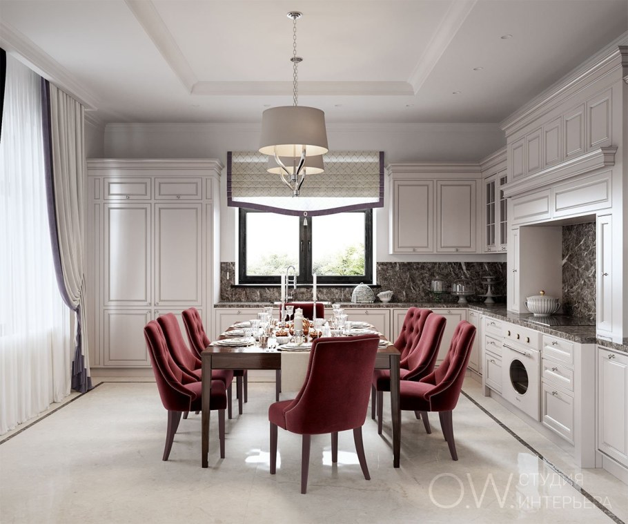 Кухня в стиле американская классика