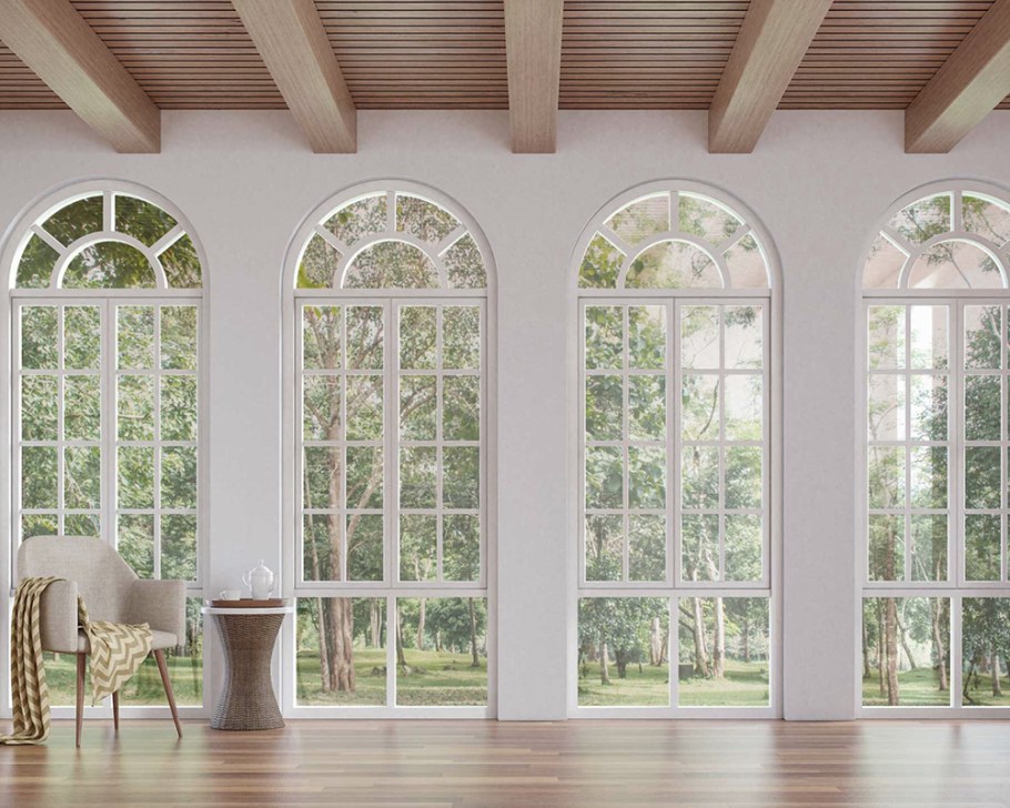 Красивые арочные окна