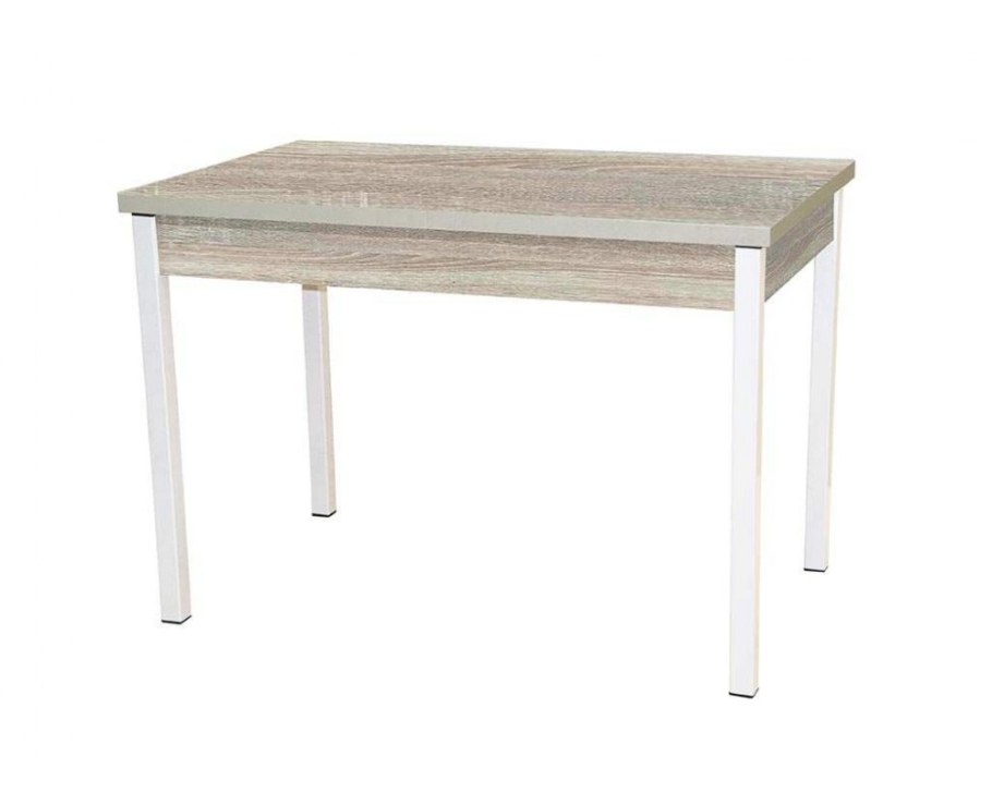 Стол обеденный раздвижной 900 дуб сонома трюфель стульями