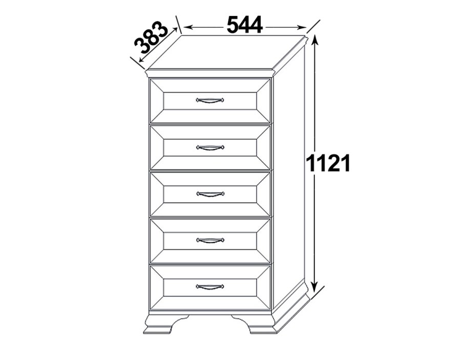 Комод Сиена Кураж