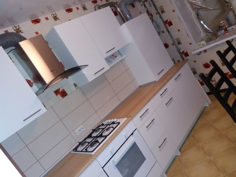 Кухня икеа Кнохскульт белая