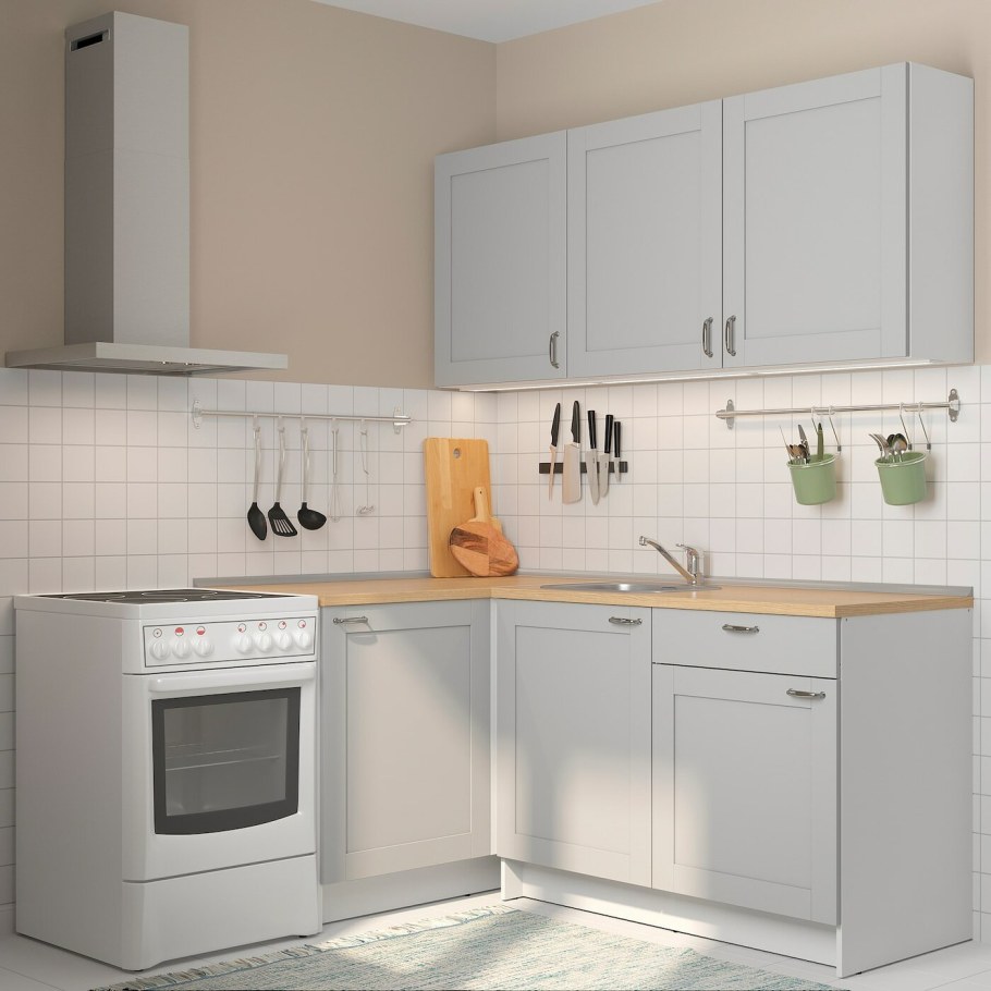 Knoxhult КНОКСХУЛЬТ кухня, белый120x180x220 см