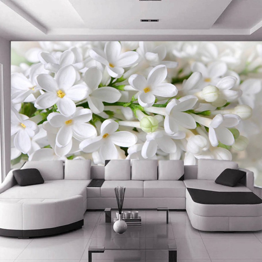 Фотообои 3д для стен в гостиную