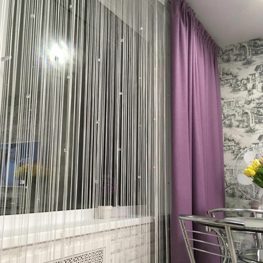 Шторы кисея в интерьере гостиной