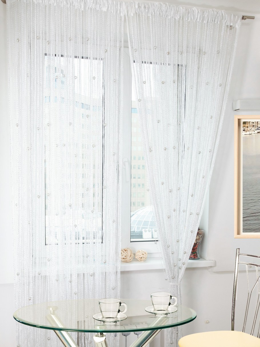 Шторы-лапша нитяные