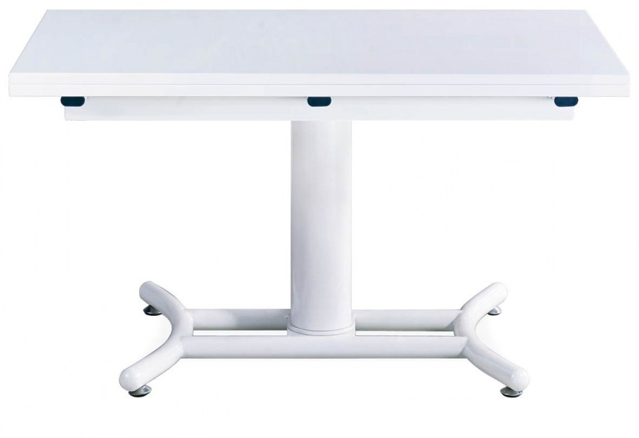 Стол-трансформер b2382 (белый лак высокий глянец)