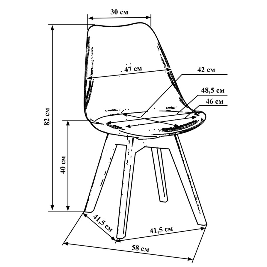 Стул Jerry Soft LMZL-635 белый