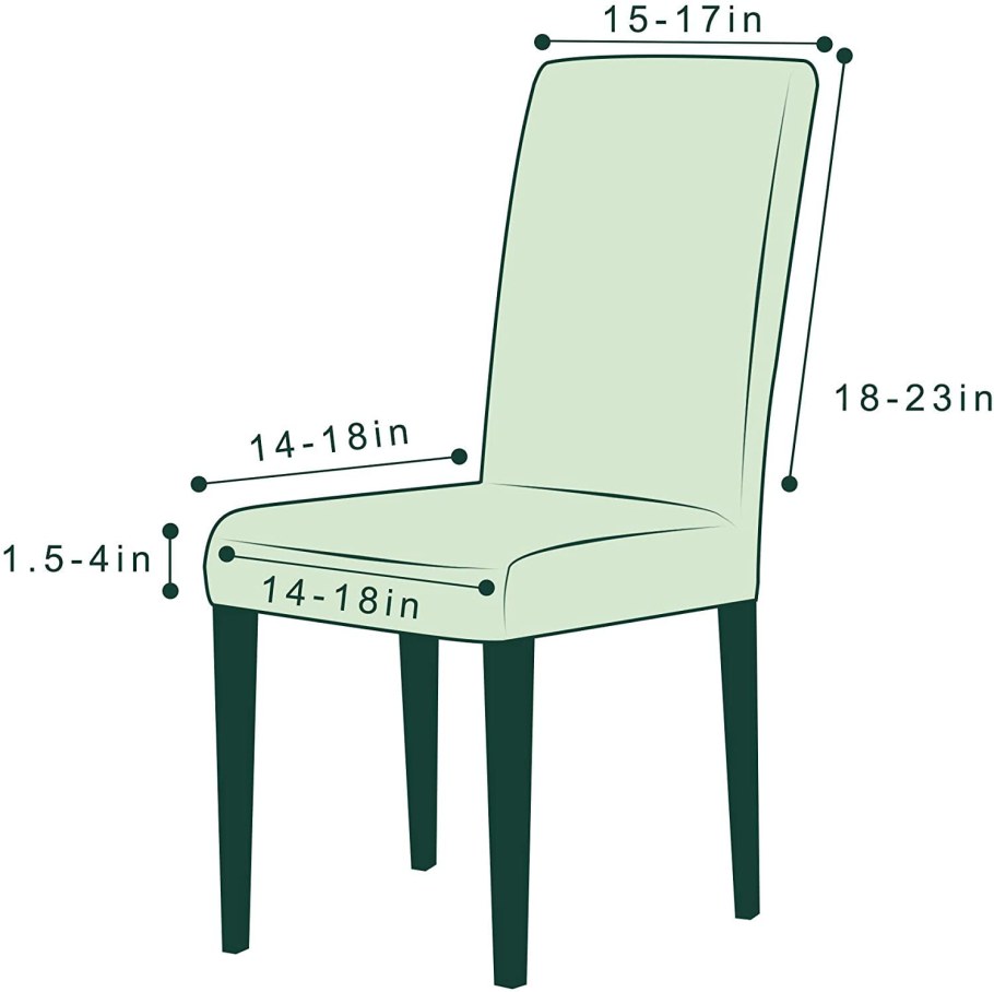 Чехол на стул эластик жаккард