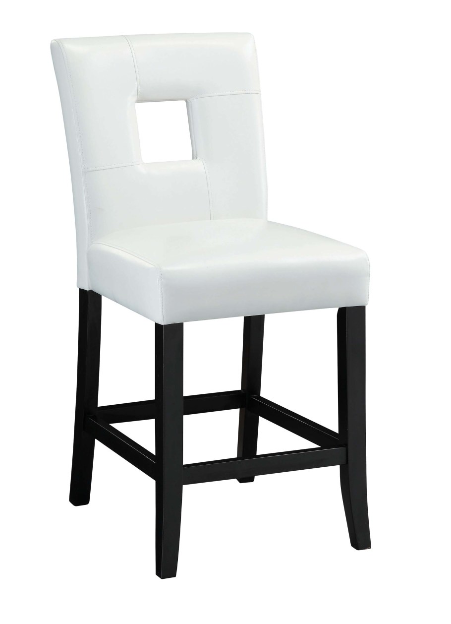 Lisette White Counter Stool