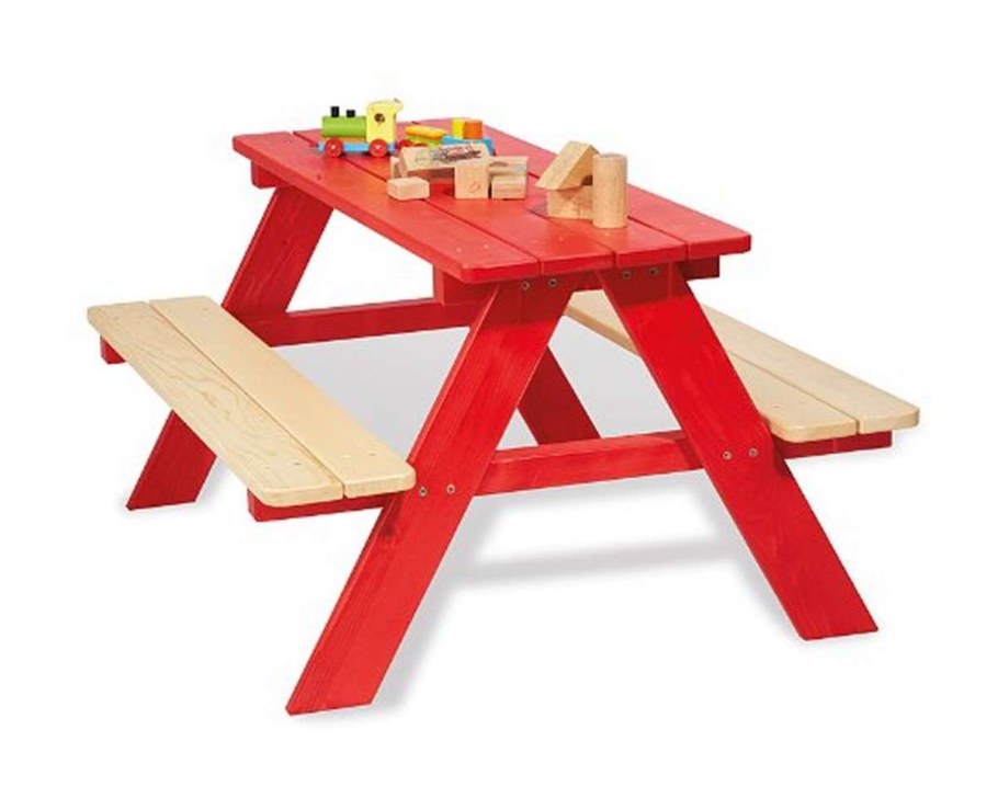 Стол для пикника детский деревянный