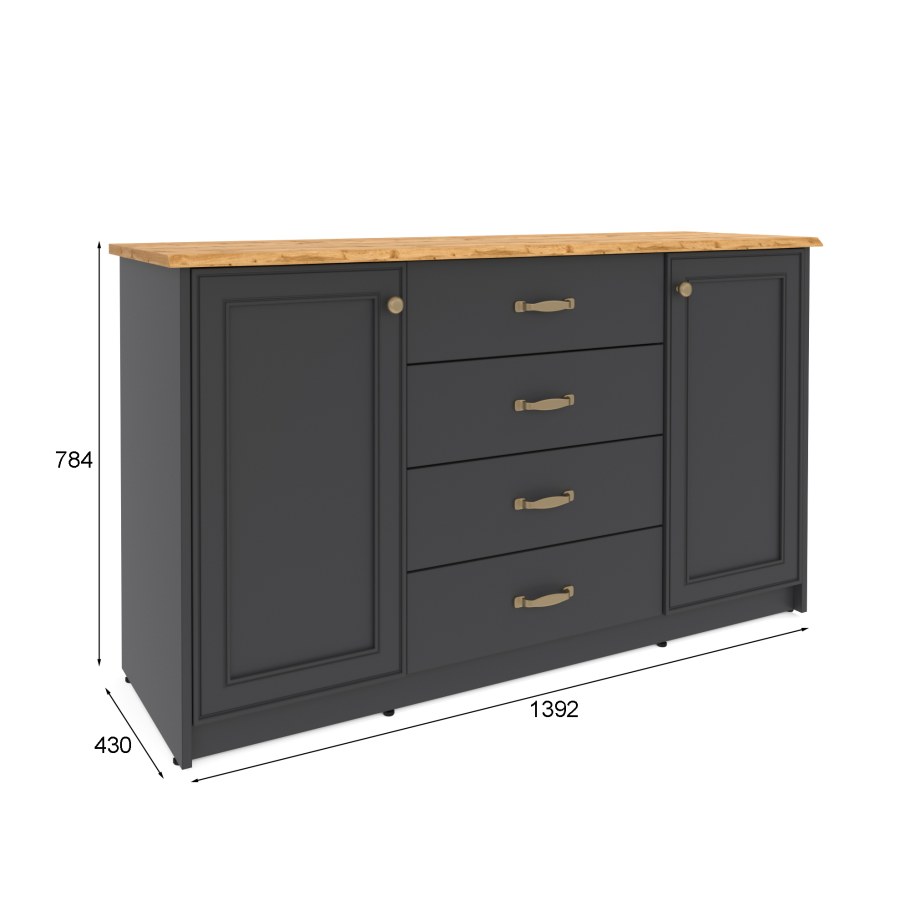 Комод Перфетто лазурит