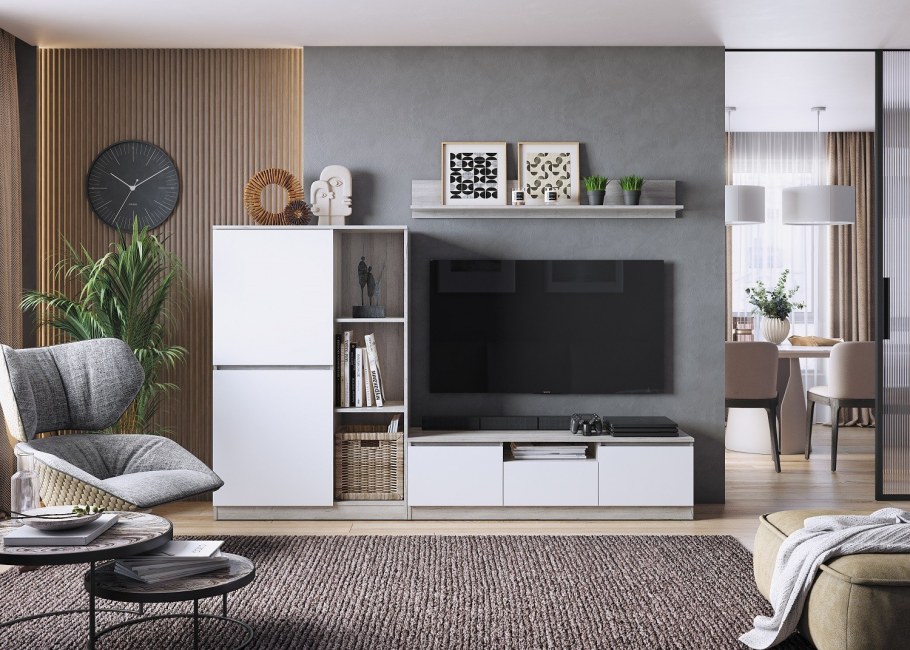 Корпусная мебель для гостиной в современном стиле
