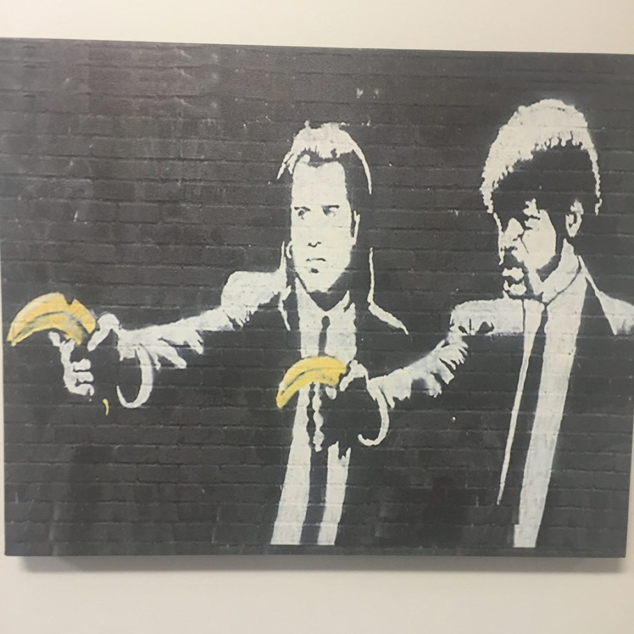 Картина Бэнкси Криминальное чтиво