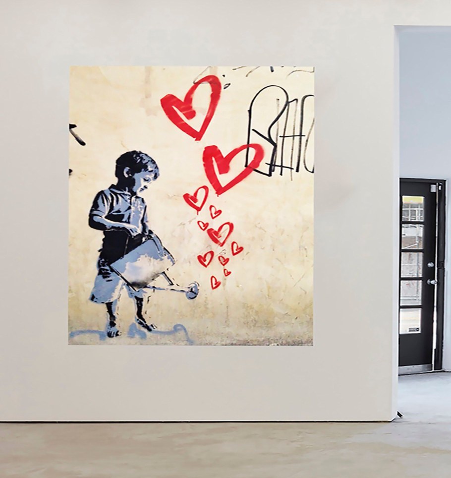 Граффити в стиле Бэнкси