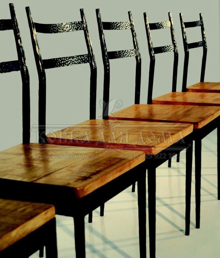 Кованые стулья в стиле лофт