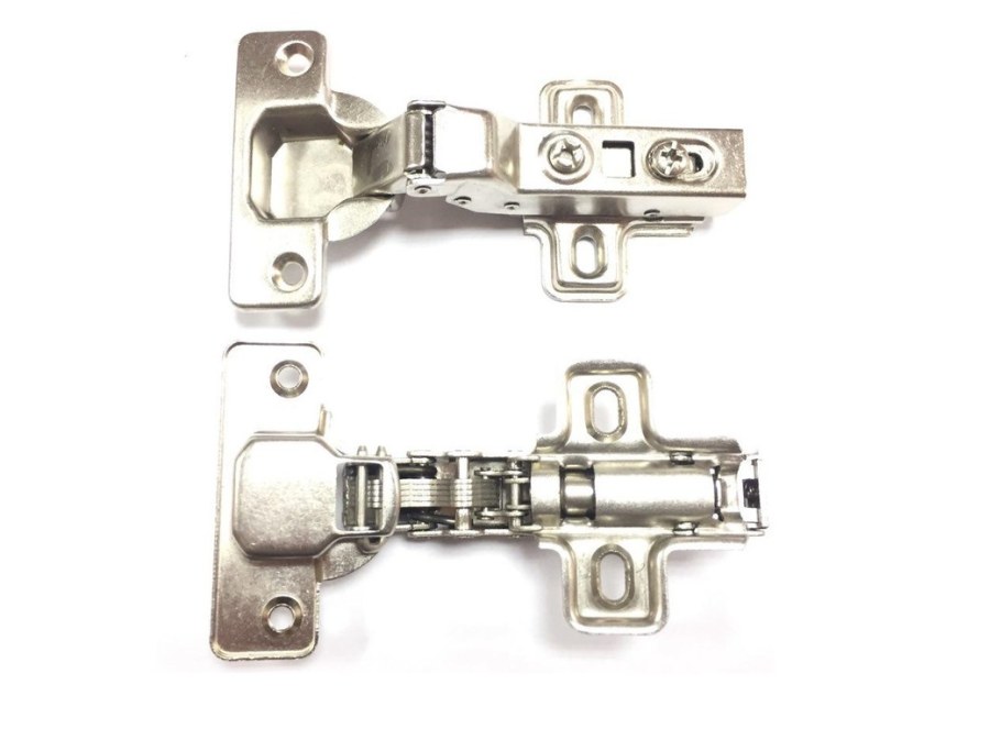 Петля мебельная полунакладная с доводчиком