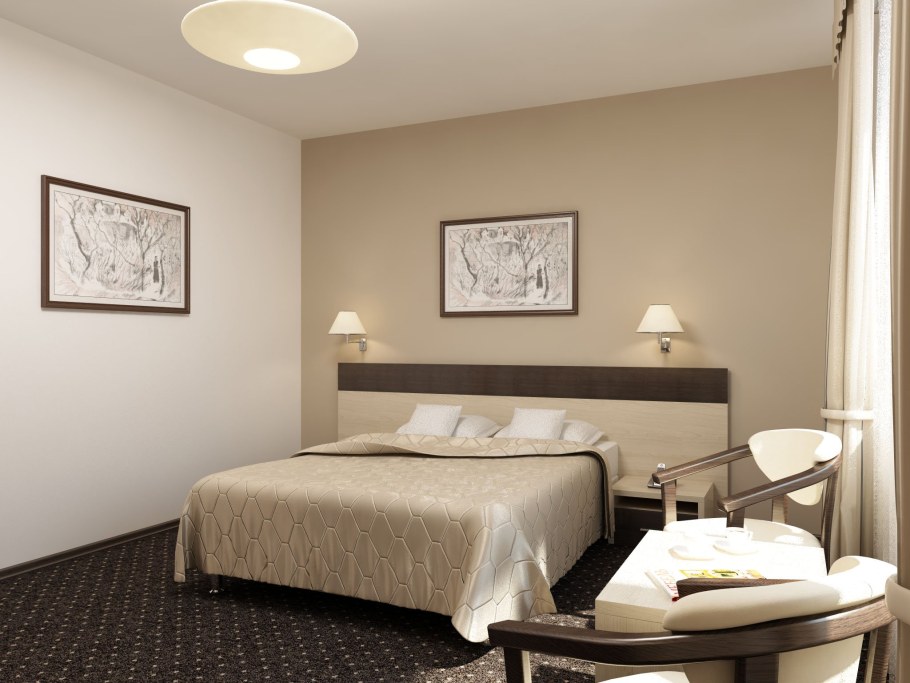 Интерьер гостиничного номера