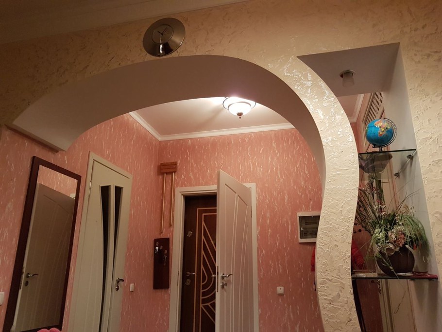 Декоративная штукатурка арка