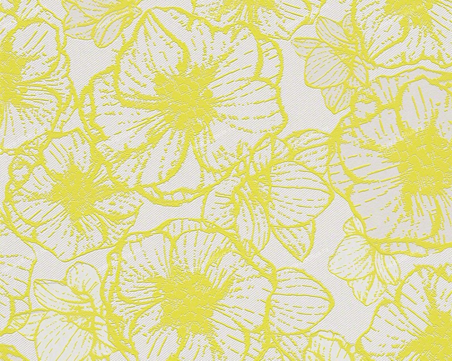 Желтые бумажные обои