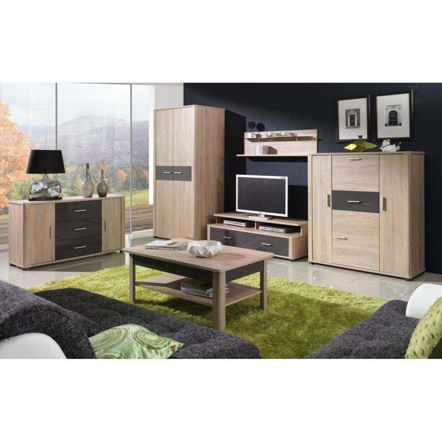 Гостиная Скайлайн Можга сонома графит