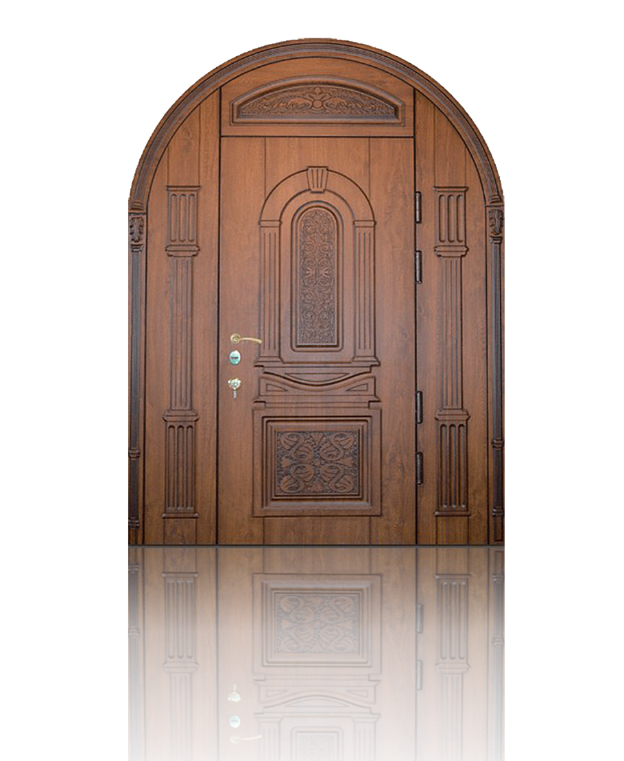 Двери арочные межкомнатные двустворчатые